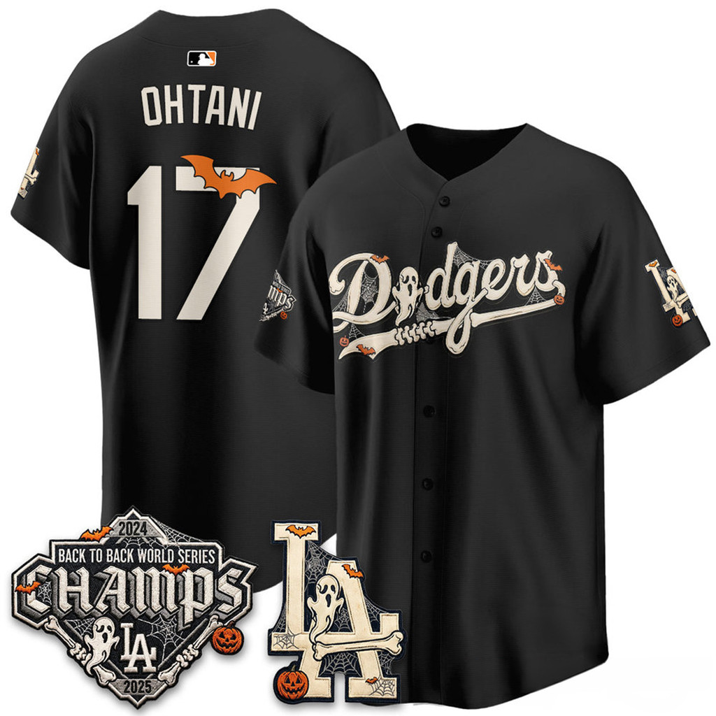 #17 Ohtani Jersey Shirt Los Angeles Dodgers Halloween 2026 Jersey LA Dodgers Merch Fan Gifts