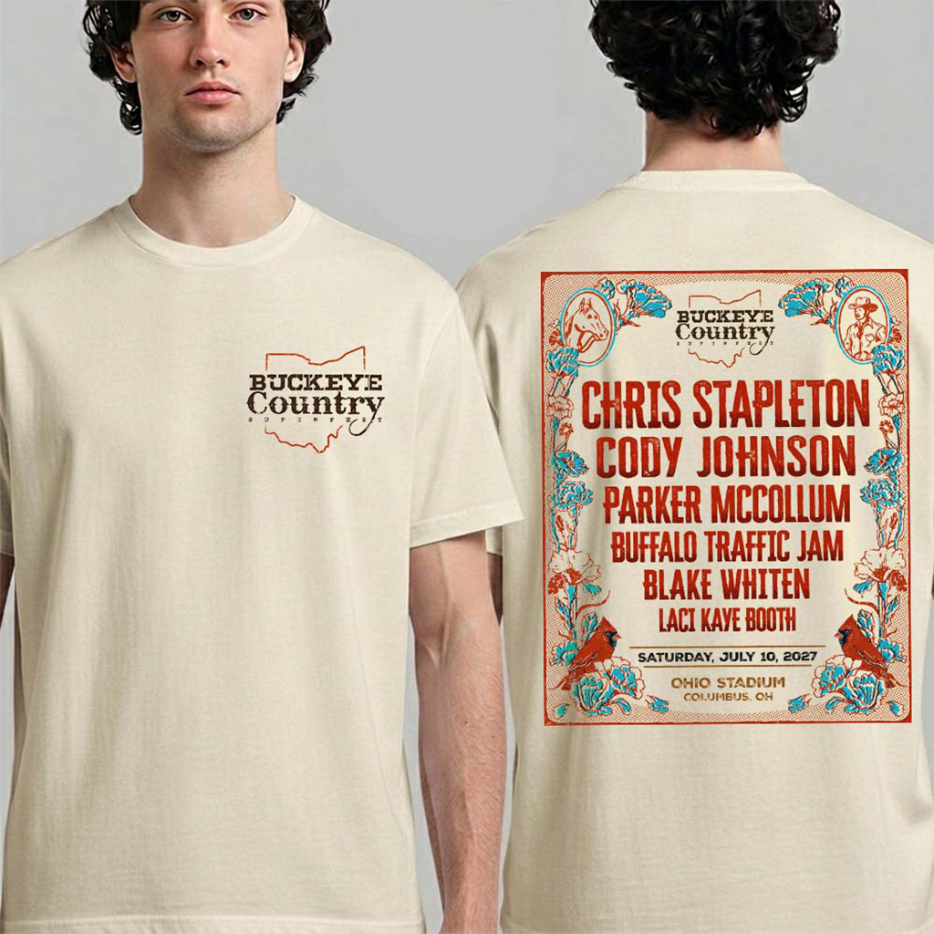 Buckeye Country Superfest 2027 Lineup In Columbus Ohio T-Shirt Buckeye Country Superfest Merch 1 - Unicasport Buckeye Country Superfest 2027 Lineup In Columbus Ohio T-Shirt Buckeye Country Superfest Merch