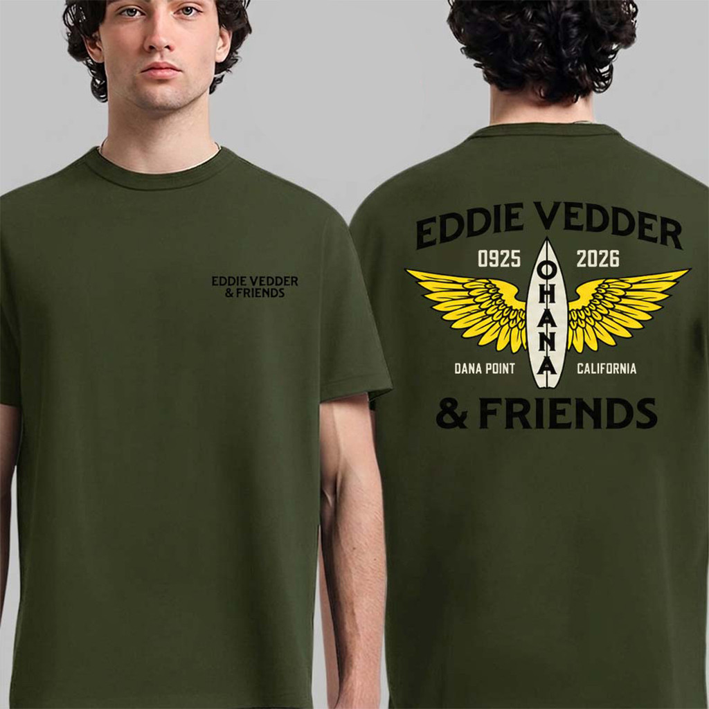Eddie Vedder Ohana Festival 2026 Merch Event Wings T-Shirt Cool Gifts For Music Lovers 1 - Unicasport Eddie Vedder Ohana Festival 2026 Merch Event Wings T-Shirt Cool Gifts For Music Lovers