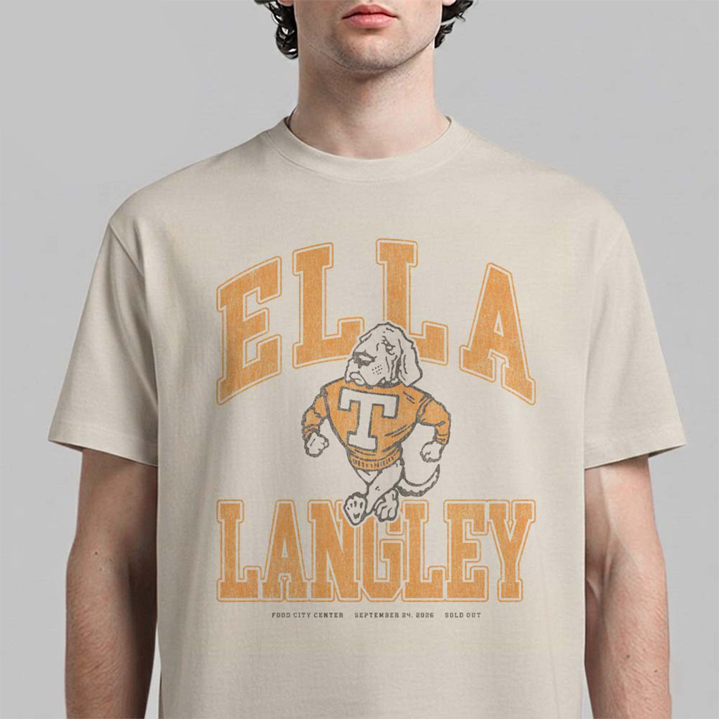 Ella Langley Knoxville Tennessee Merch 2026 Event Tee Tennessee Volunteers Mascot T-Shirt 1 - Unicasport Ella Langley Knoxville Tennessee Merch 2026 Event Tee Tennessee Volunteers Mascot T-Shirt