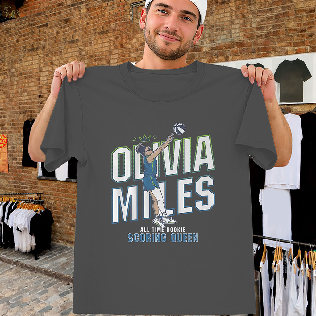 Olivia Miles Shirt Rookie Scoring Queen Minnesota Lynx WNBA Tee Olivia Miles Merch Fan Gifts 1 - Unicasport Olivia Miles Shirt Rookie Scoring Queen Minnesota Lynx WNBA Tee Olivia Miles Merch Fan Gifts