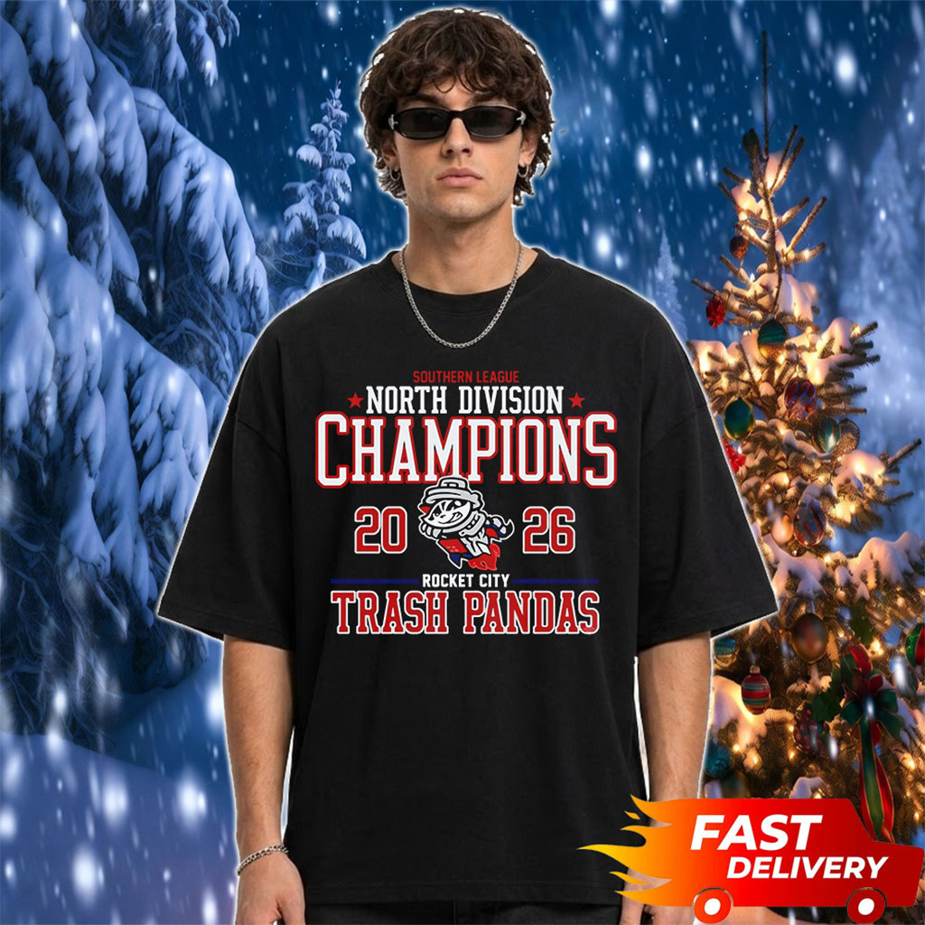 Rocket City Trash Pandas Champions 2026 Southern League North Division Mascot T-Shirt Fan Gifts 1 - Unicasport Rocket City Trash Pandas Champions 2026 Southern League North Division Mascot T-Shirt Fan Gifts