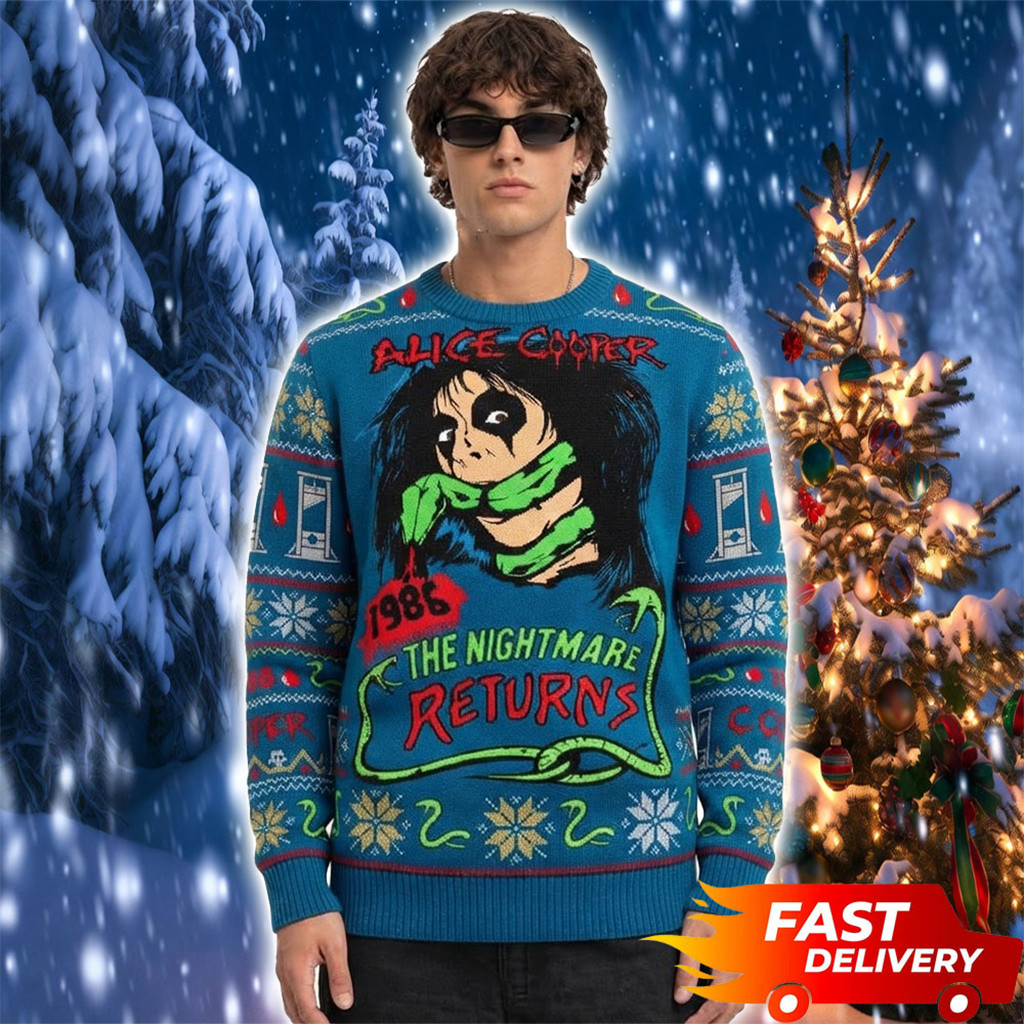 ACDC TNT Boom Boom Ho Ho Christmas Ugly Sweater ACDC Merch Xmas Gift For Music Fans