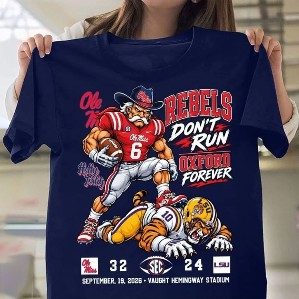 Ole Miss Rebels vs LSU Tigers 2026 Vaught Hemingway Stadium Final Score Shirt Miss Rebels Merch 1 - Unicasport Ole Miss Rebels vs LSU Tigers 2026 Vaught Hemingway Stadium Final Score Shirt Miss Rebels Merch