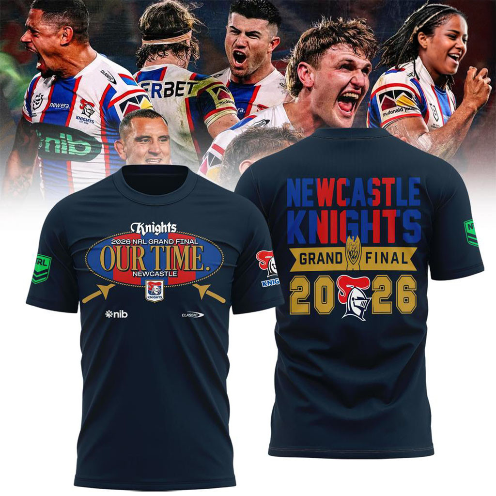 Newcastle Knights 2026 NRL Grand Final T-Shirt Newcastle Knights Merch Game Day Clothing Gifts 1 - Unicasport Newcastle Knights 2026 NRL Grand Final T-Shirt Newcastle Knights Merch Game Day Clothing Gifts