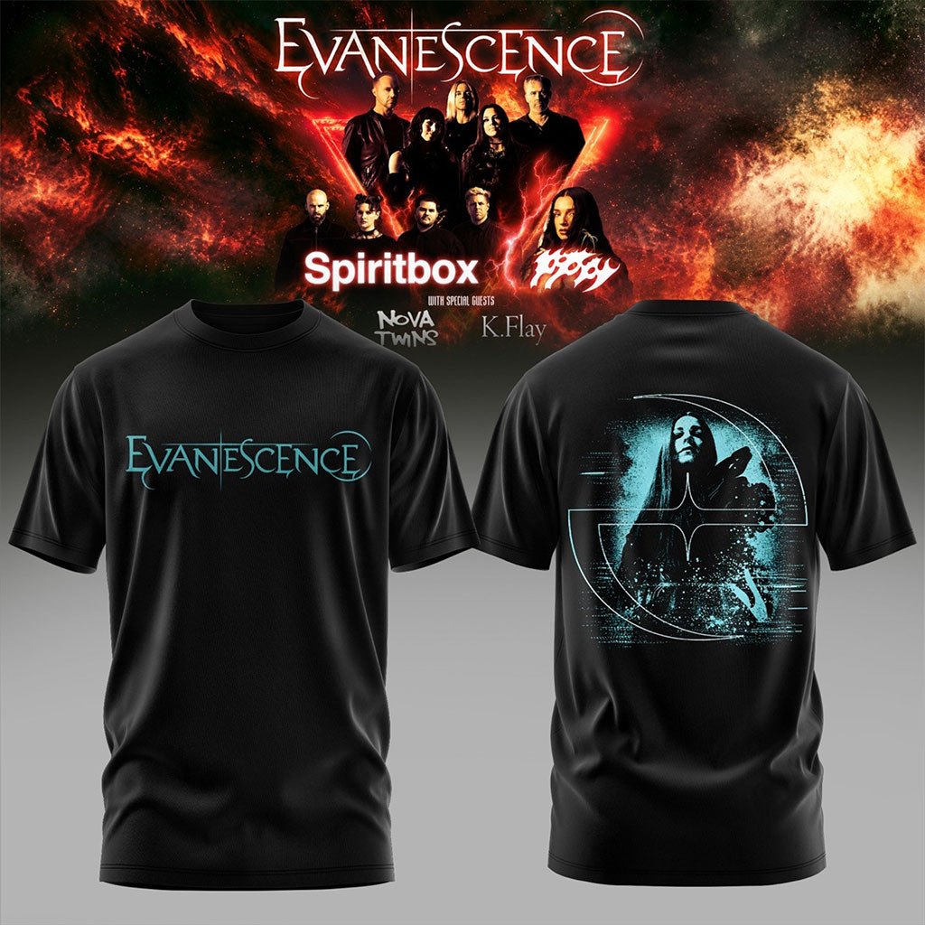 Evnscns Spiritbox Tour 2026 Shirt Evanescence Merch Alternative Rock Concert Apparel For Fans 1 - Unicasport Evnscns Spiritbox Tour 2026 Shirt Evanescence Merch Alternative Rock Concert Apparel For Fans