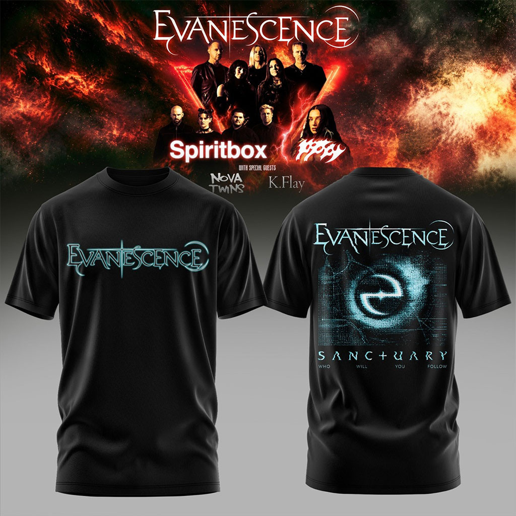 Evnscns Spiritbox Tour 2026 Shirt Evanescence Merch Gothic Rock Concert Gear Gifts For Fans 1 - Unicasport Evnscns Spiritbox Tour 2026 Shirt Evanescence Merch Gothic Rock Concert Gear Gifts For Fans