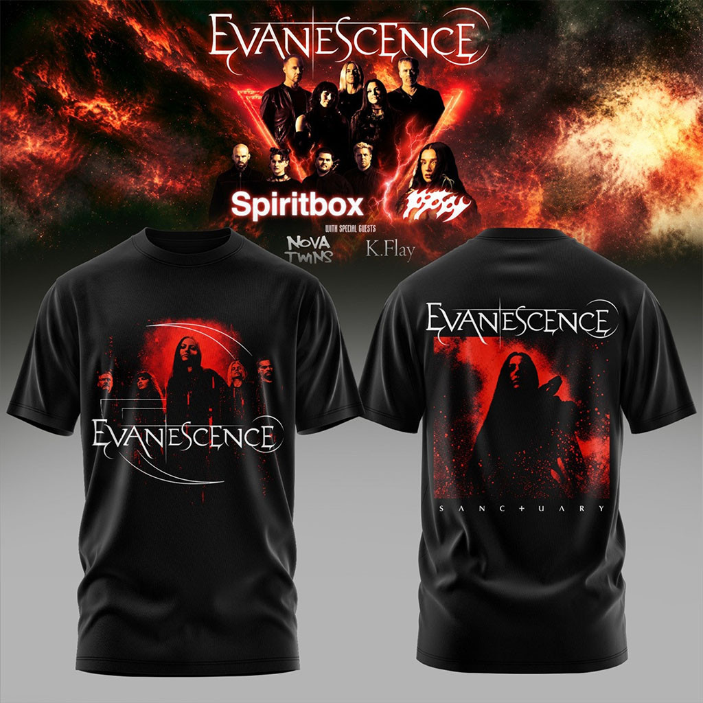 Evnscns Spiritbox Tour 2026 Shirt Evanescence Merch Rock Band Apparel Gifts For Concert Fans 1 - Unicasport Evnscns Spiritbox Tour 2026 Shirt Evanescence Merch Rock Band Apparel Gifts For Concert Fans