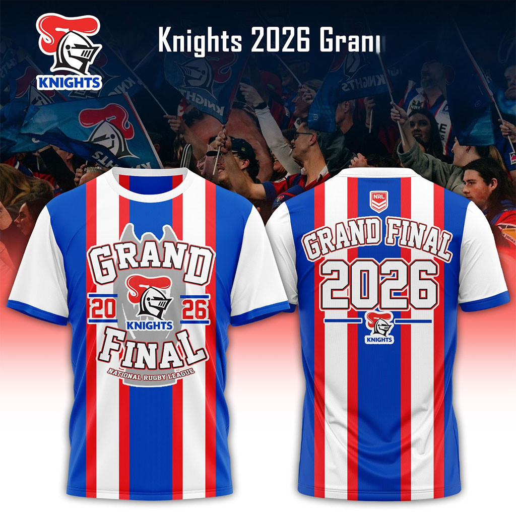 Newcastle Knights 2026 NRL Finals Shirt Newcastle Knights Merch Rugby League Fan Apparel 1 - Unicasport Newcastle Knights 2026 NRL Finals Shirt Newcastle Knights Merch Rugby League Fan Apparel