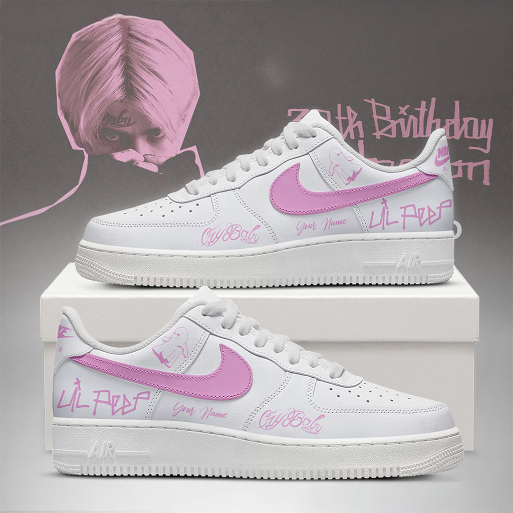Custom Lil Peep 30th Birthday Celebration 2026 Sneakers CryBaby Shoes Lil Peep Merch Fan Gifts 1 - Unicasport Custom Lil Peep 30th Birthday Celebration 2026 Sneakers CryBaby Shoes Lil Peep Merch Fan Gifts