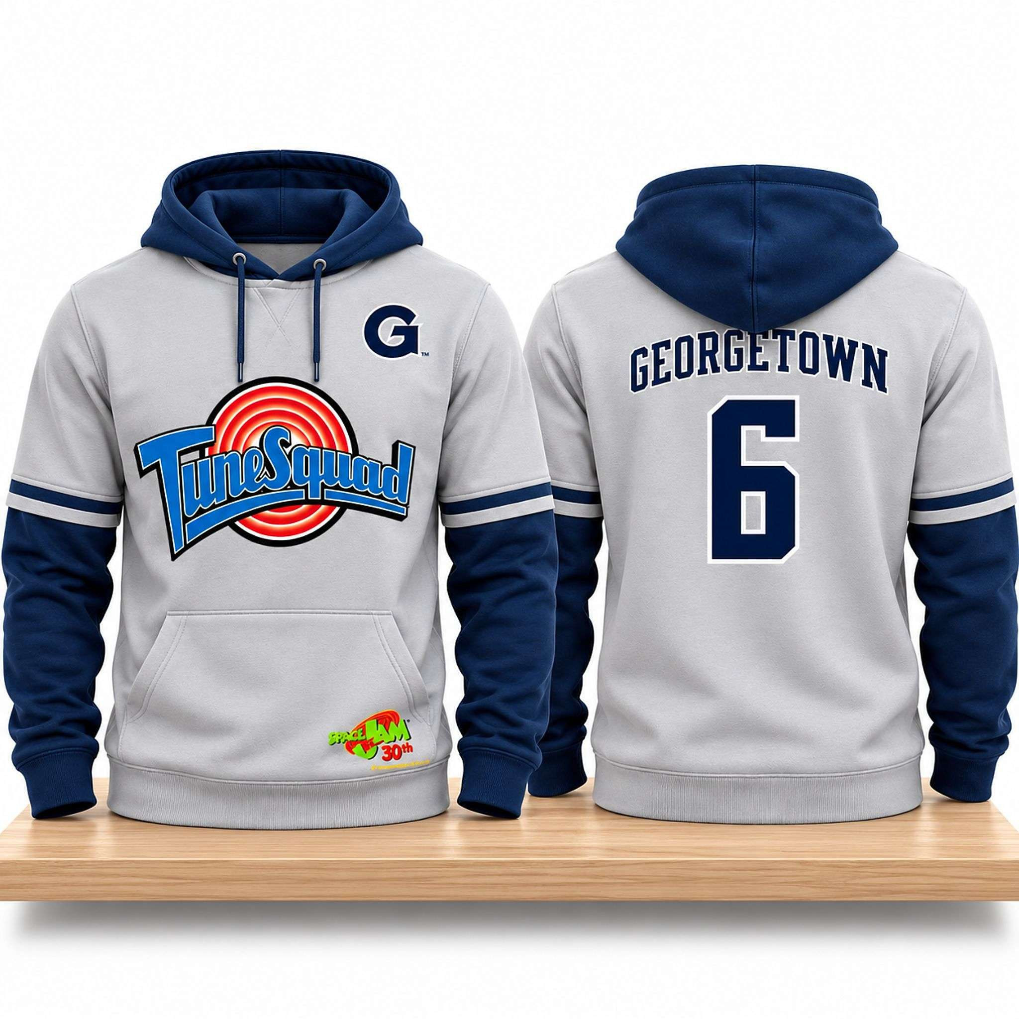 Georgetown Hoyas Space Jam Tune Squad 2026 Jersey Hoodie Unique Gifts For Husband