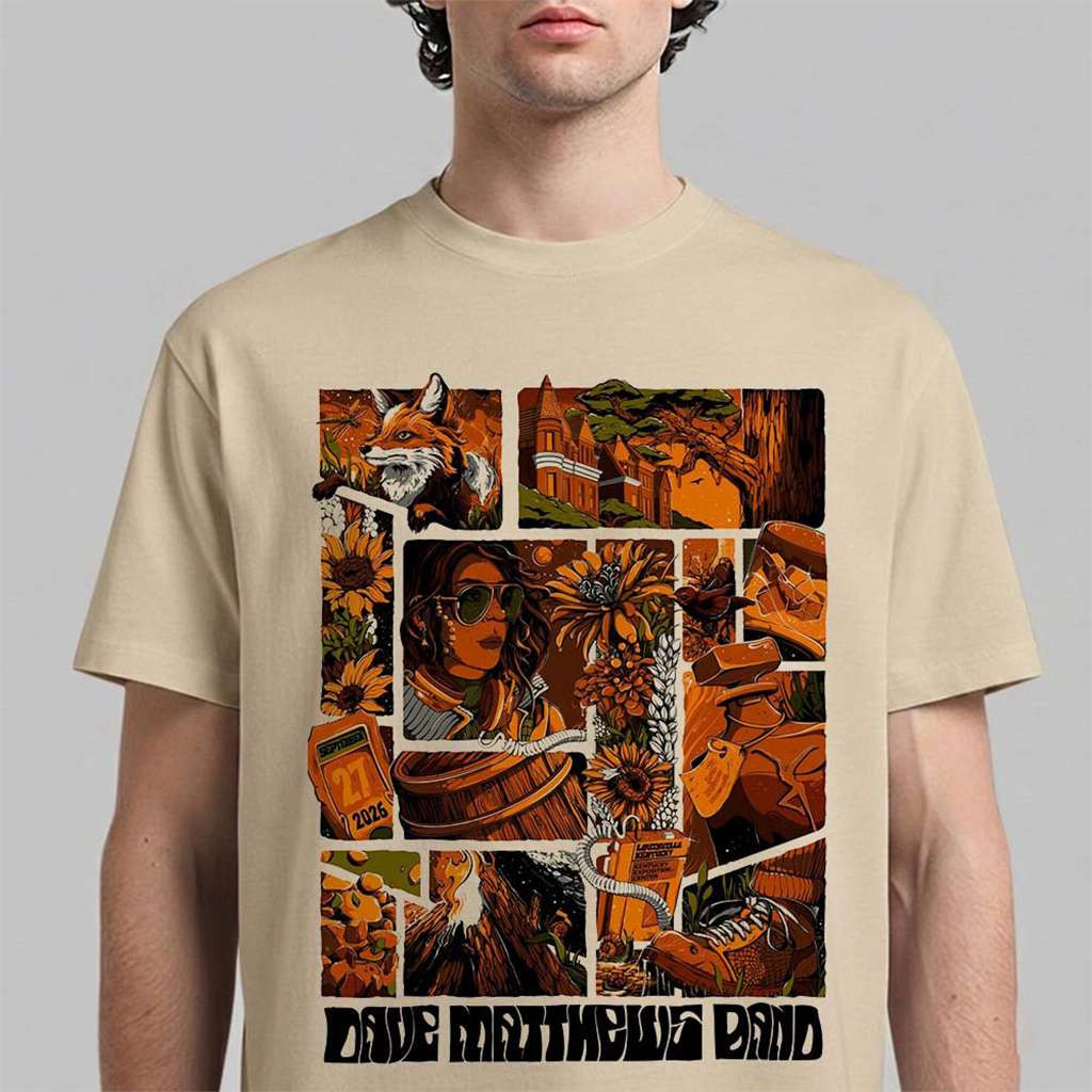 Dave Matthews Band Louisville Kentucky 2026 Event Poster T-Shirt DMB Merch Music Lover Gifts 1 - Unicasport Dave Matthews Band Louisville Kentucky 2026 Event Poster T-Shirt DMB Merch Music Lover Gifts