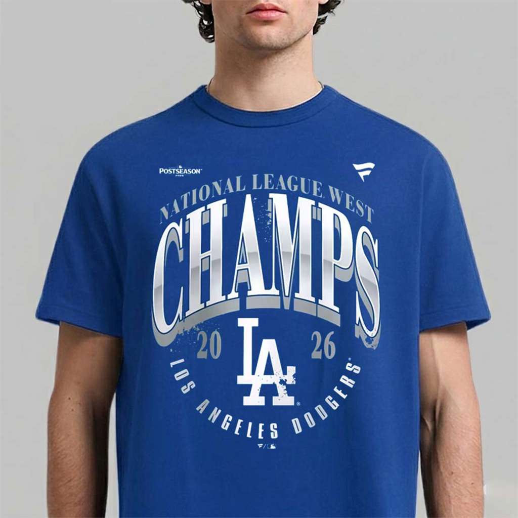 Los Angeles Dodgers Merch 2026 NL West Division Champions Locker Room T-Shirt Fan Gifts Ideas 1 - Unicasport Los Angeles Dodgers Merch 2026 NL West Division Champions Locker Room T-Shirt Fan Gifts Ideas