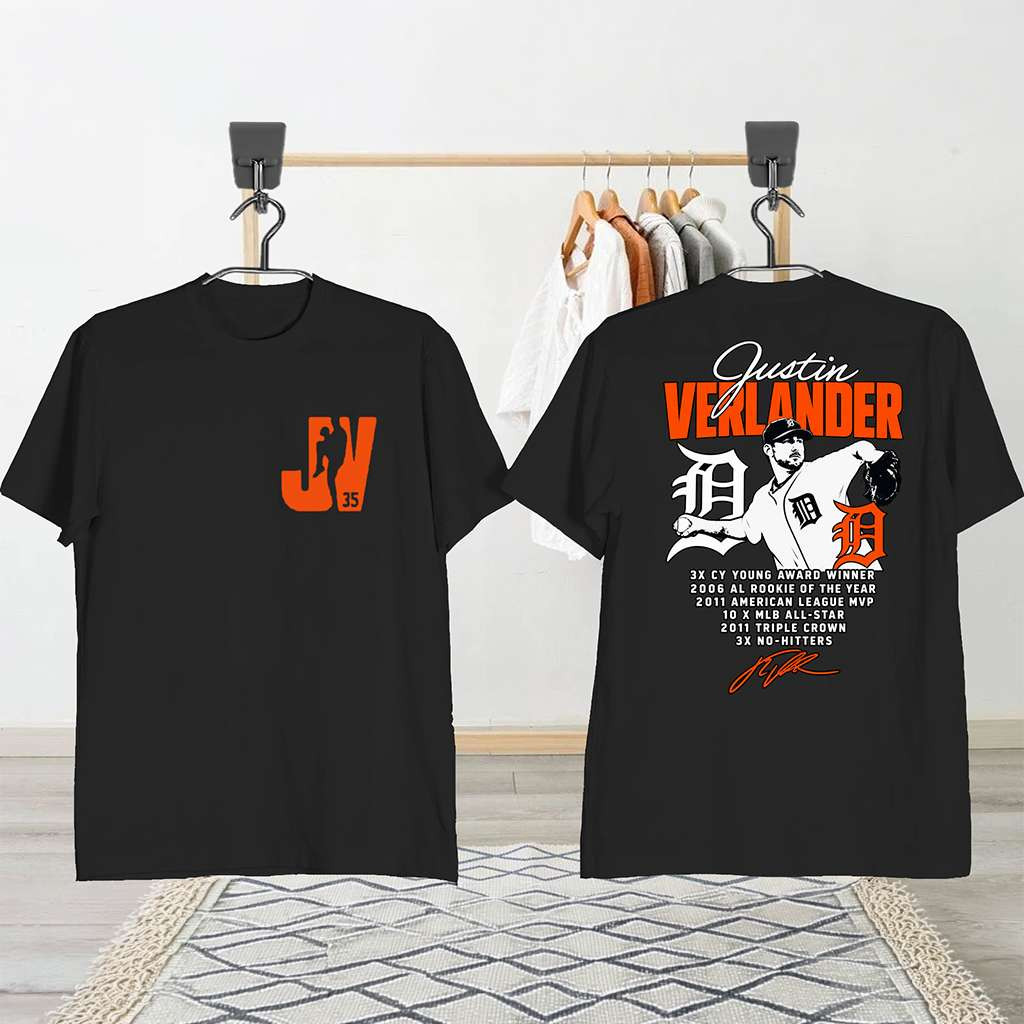 Justin Verlander Shirt Detroit Tigers 2026 Baseball Legacy Tee Gift For Fans 1 - Unicasport Justin Verlander Shirt Detroit Tigers 2026 Baseball Legacy Tee Gift For Fans