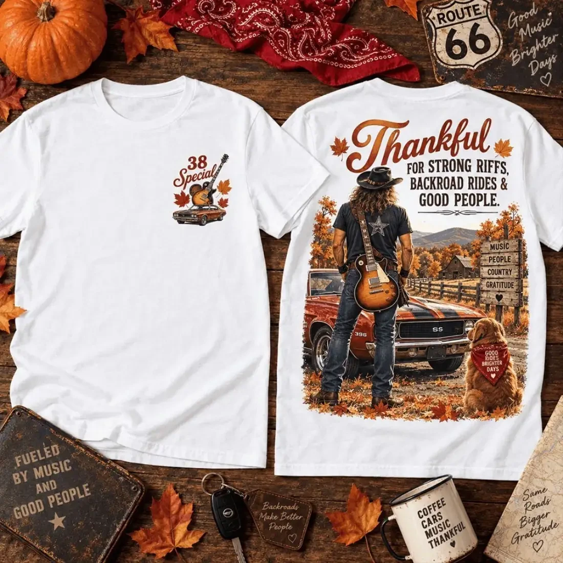 38 Special Thankful For Strong Riffs Backroad Rides And Good People T-Shirt 38 Special Merch 1 - Unicasport 38 Special Thankful For Strong Riffs Backroad Rides And Good People T-Shirt 38 Special Merch