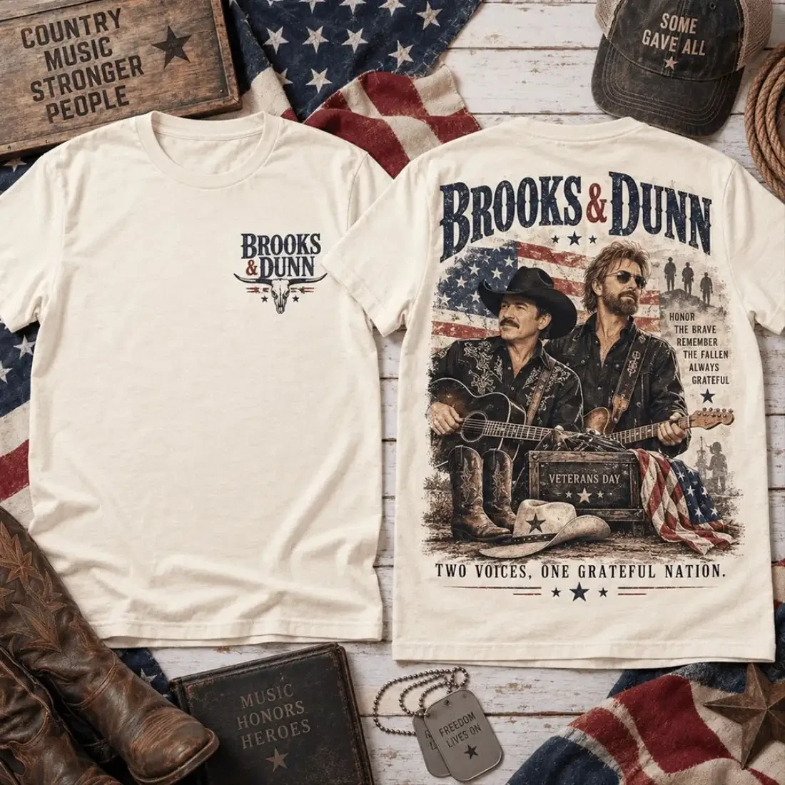 Brooks And Dunn Merch Grateful Nation Country Music T-Shirt Presents For Music Lovers 1 - Unicasport Brooks And Dunn Merch Grateful Nation Country Music T-Shirt Presents For Music Lovers