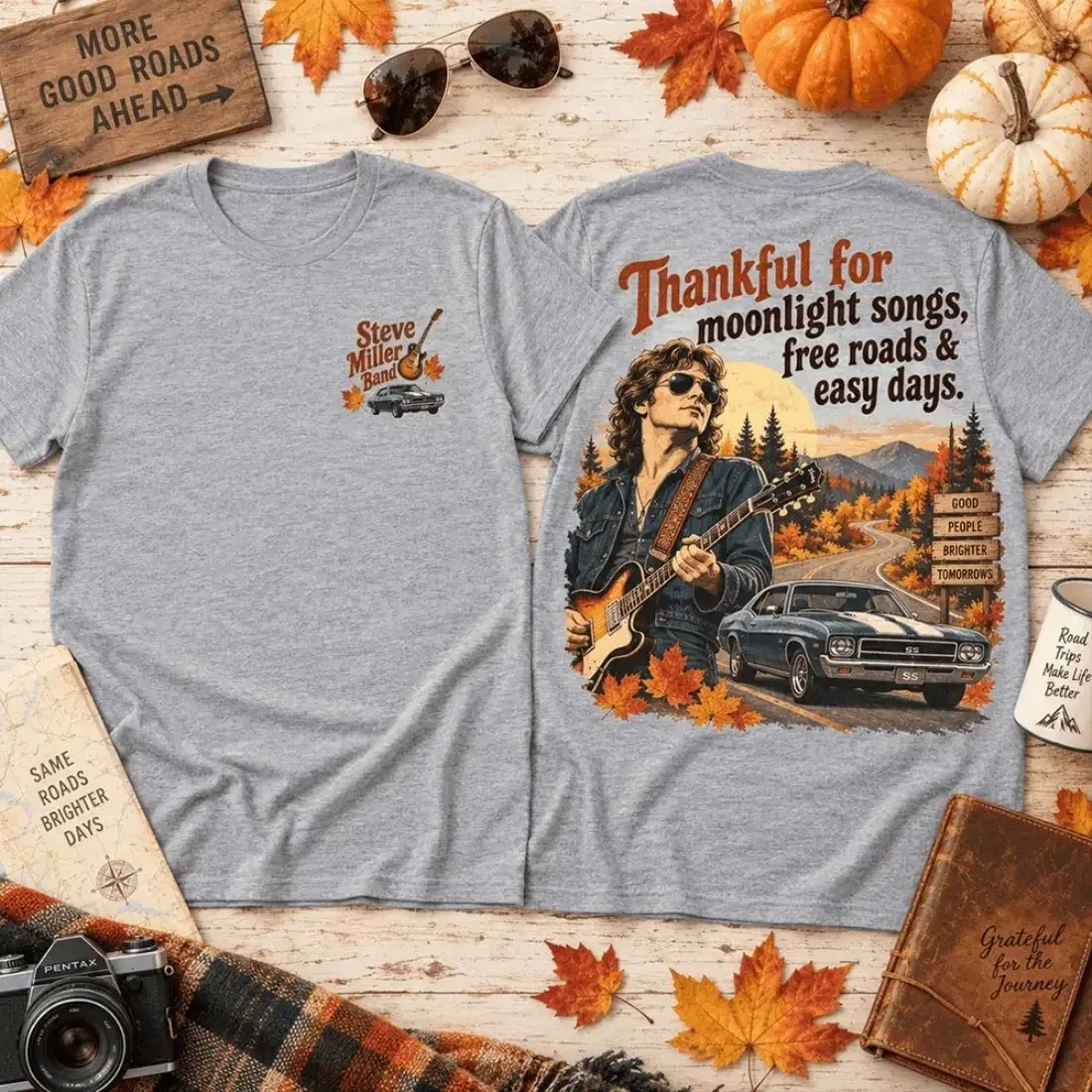 Steve Miller Thankful For Moonlight Songs Free Roads And Easy Days T-Shirt Steve Miller Merch 1 - Unicasport Steve Miller Thankful For Moonlight Songs Free Roads And Easy Days T-Shirt Steve Miller Merch
