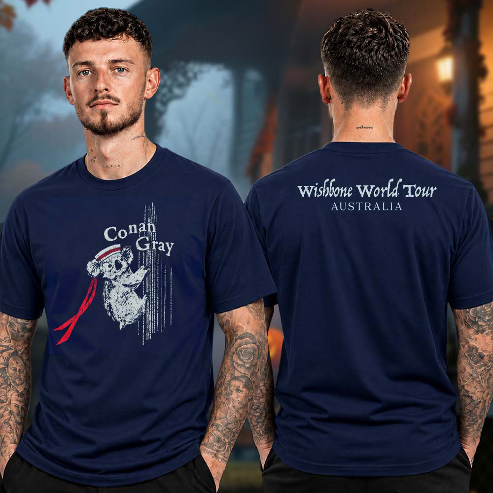 Conan Gray Merch Wishbone World Tour Koala Shirt Conan Gray Concert Outfits Gifts Ideas 1 - Unicasport Conan Gray Merch Wishbone World Tour Koala Shirt Conan Gray Concert Outfits Gifts Ideas