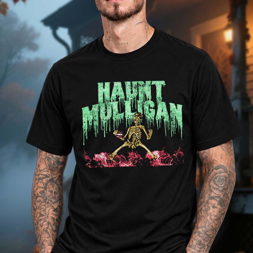 Hot Mulligan Merch Haunt Mulligan Collection Skeleton Shirt Music Apparel Concert Clothes 1 - Unicasport Hot Mulligan Merch Haunt Mulligan Collection Skeleton Shirt Music Apparel Concert Clothes