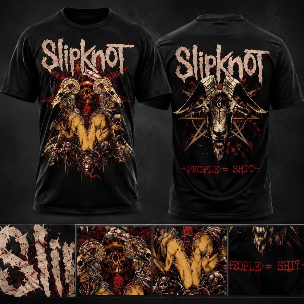 Slipknot Dark Legacy Stadium Tour 2026 T-Shirt Slipknot Merch Present For Band Fans 1 - Unicasport Slipknot Dark Legacy Stadium Tour 2026 T-Shirt Slipknot Merch Present For Band Fans
