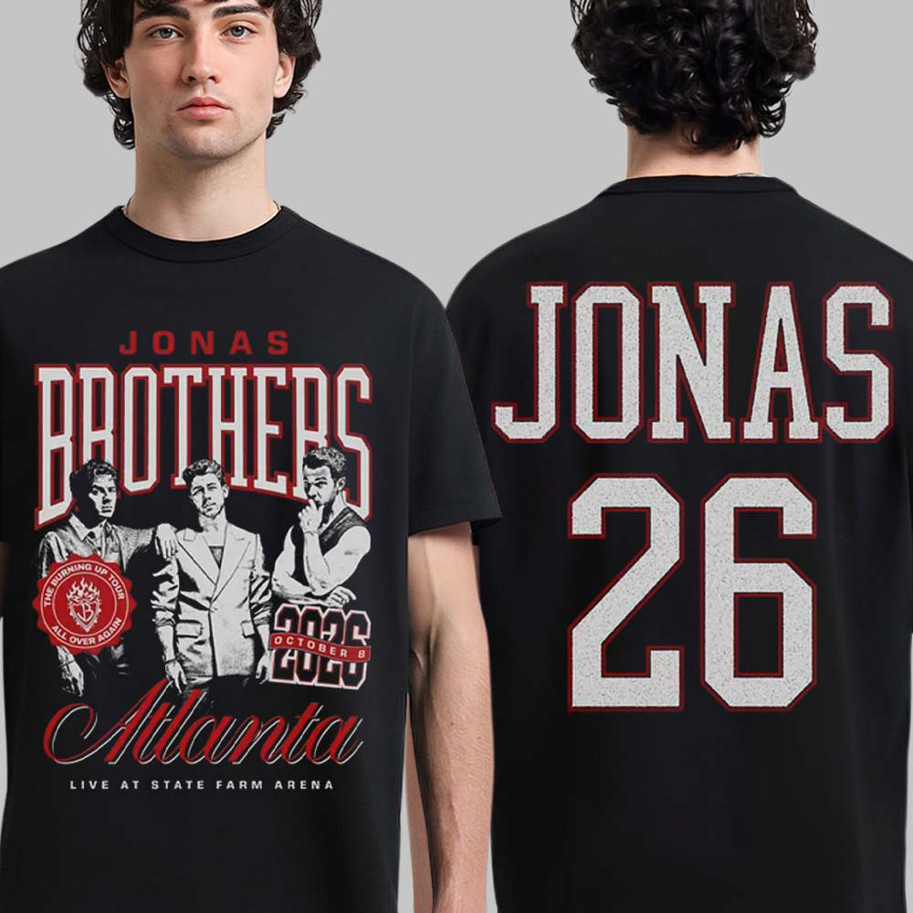 Jonas Brothers Merch The Burning Up Tour Atlanta Shirt Concert Apparel Jonas Brothers Fans Gift 1 - Unicasport Jonas Brothers Merch The Burning Up Tour Atlanta Shirt Concert Apparel Jonas Brothers Fans Gift