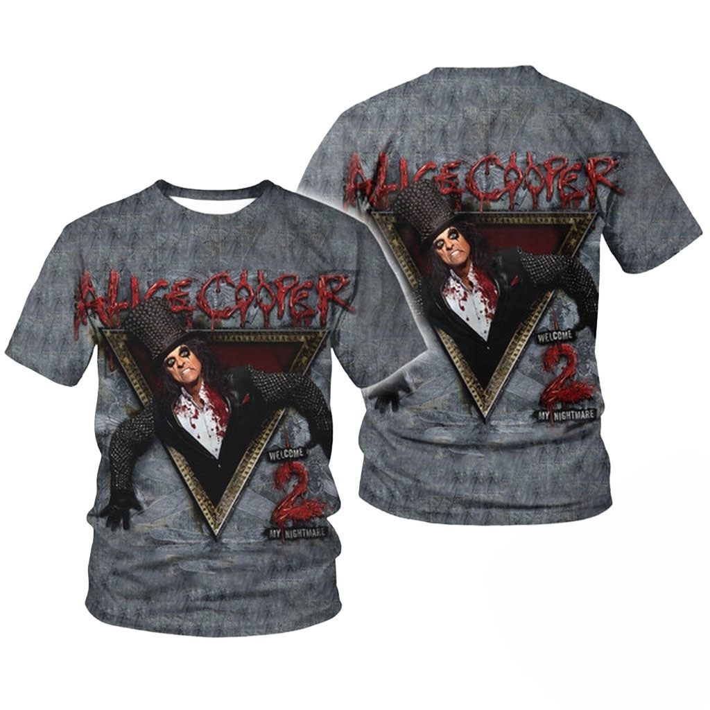 Alice Cooper Merch 2026 Welcome 2 My Nightmare T-Shirt Gifts For Music Nerds 1 - Unicasport Alice Cooper Merch 2026 Welcome 2 My Nightmare T-Shirt Gifts For Music Nerds
