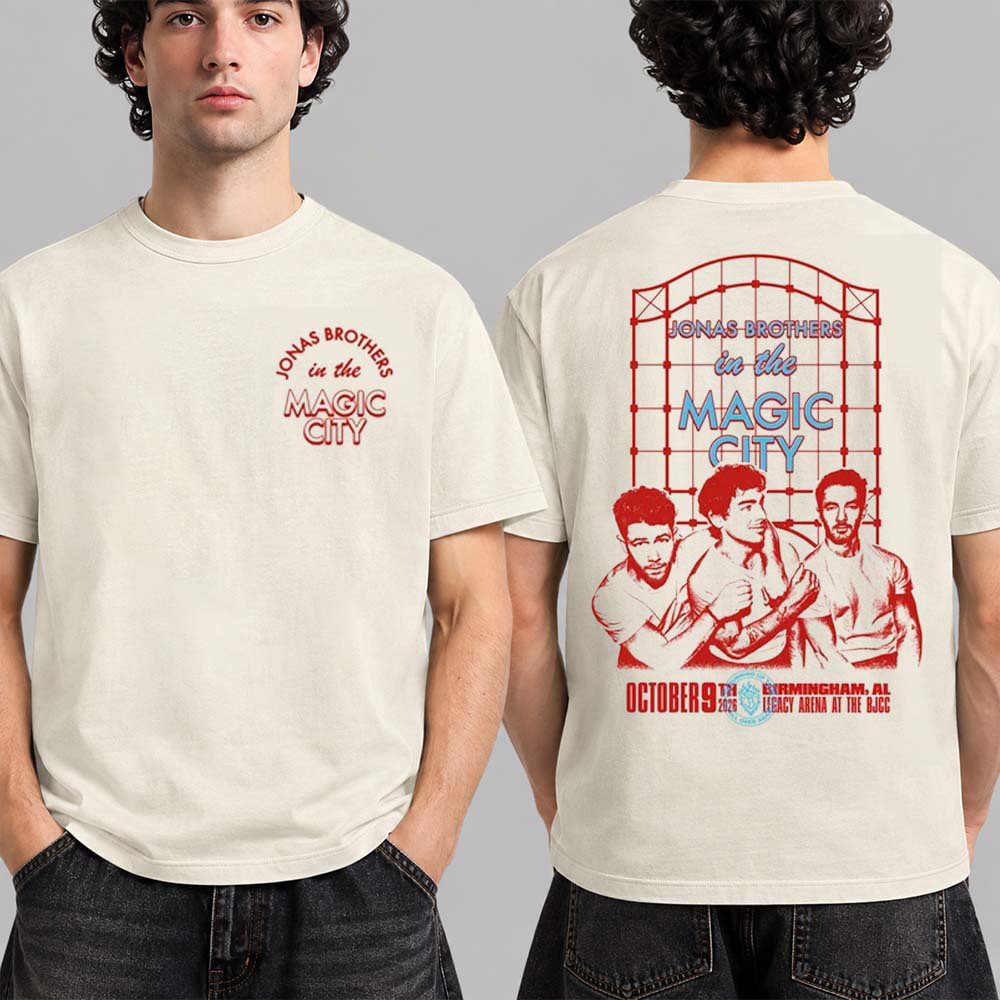Jonas Brothers Merch The Burning Up Tour Magic City Shirt Jonas Brothers Concert Clothes 1 - Unicasport Jonas Brothers Merch The Burning Up Tour Magic City Shirt Jonas Brothers Concert Clothes