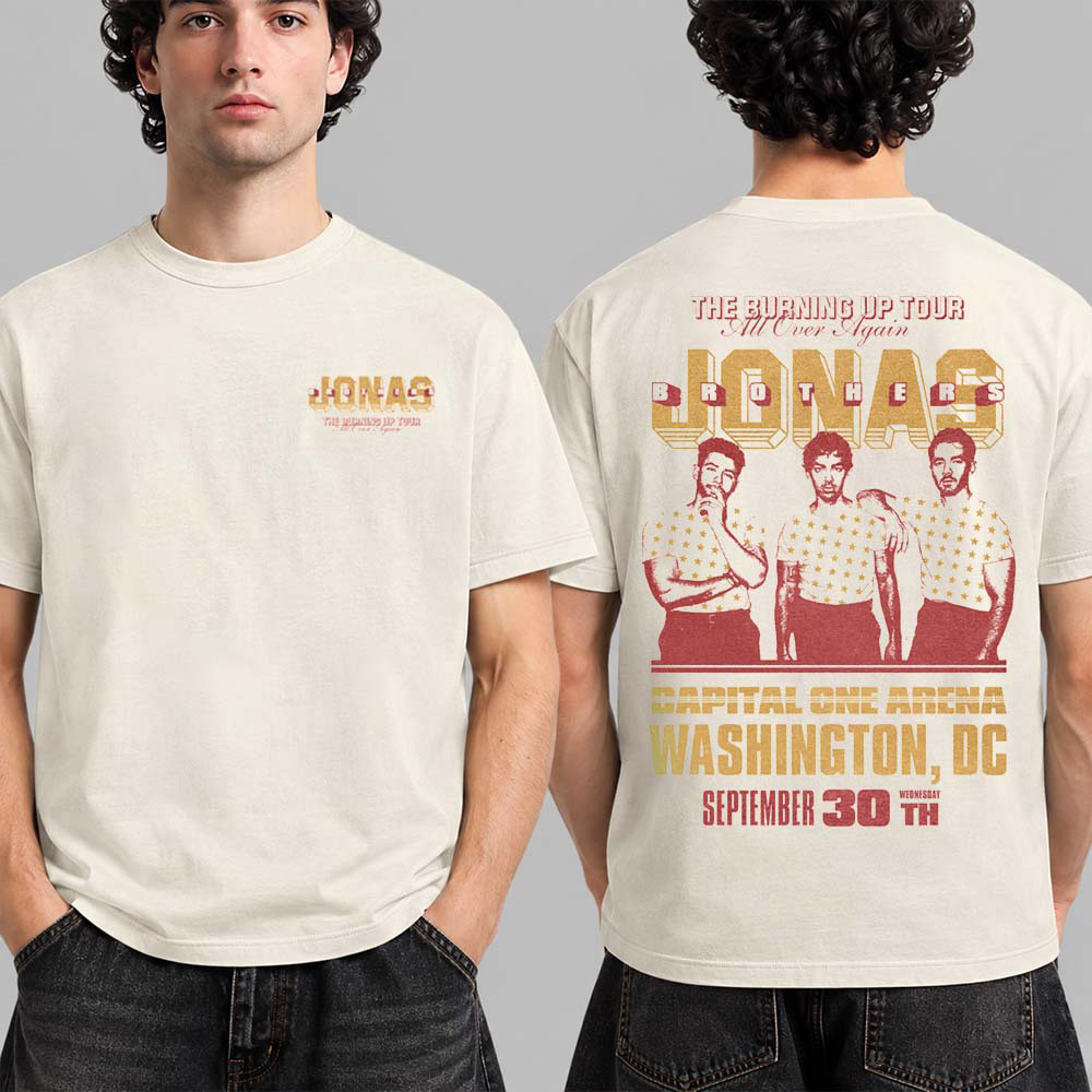 Jonas Brothers Merch The Burning Up Tour Washington DC Shirt Concert Clothing Ideas 1 - Unicasport Jonas Brothers Merch The Burning Up Tour Washington DC Shirt Concert Clothing Ideas