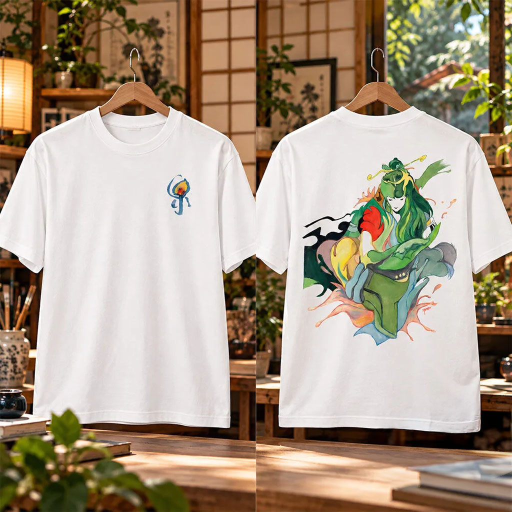 Hand-Painted Nujabes Shirt Watercolor Tee White Gift Ideas For Friends 1 - Unicasport Hand-Painted Nujabes Shirt Watercolor Tee White Gift Ideas For Friends