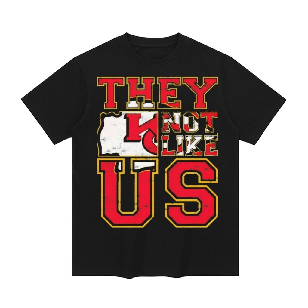 They Not Like Us Kansas City Football T-Shirt Gameday Fan Shirt KC 49ers Merch 1 - Unicasport They Not Like Us Kansas City Football T-Shirt Gameday Fan Shirt KC 49ers Merch