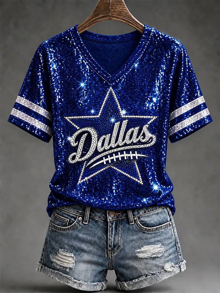 Dallas Cowboys Merch Dallas Football V-Neck Shirt Perfect Game Day Gift Ideas 1 - Unicasport Dallas Cowboys Merch Dallas Football V-Neck Shirt Perfect Game Day Gift Ideas