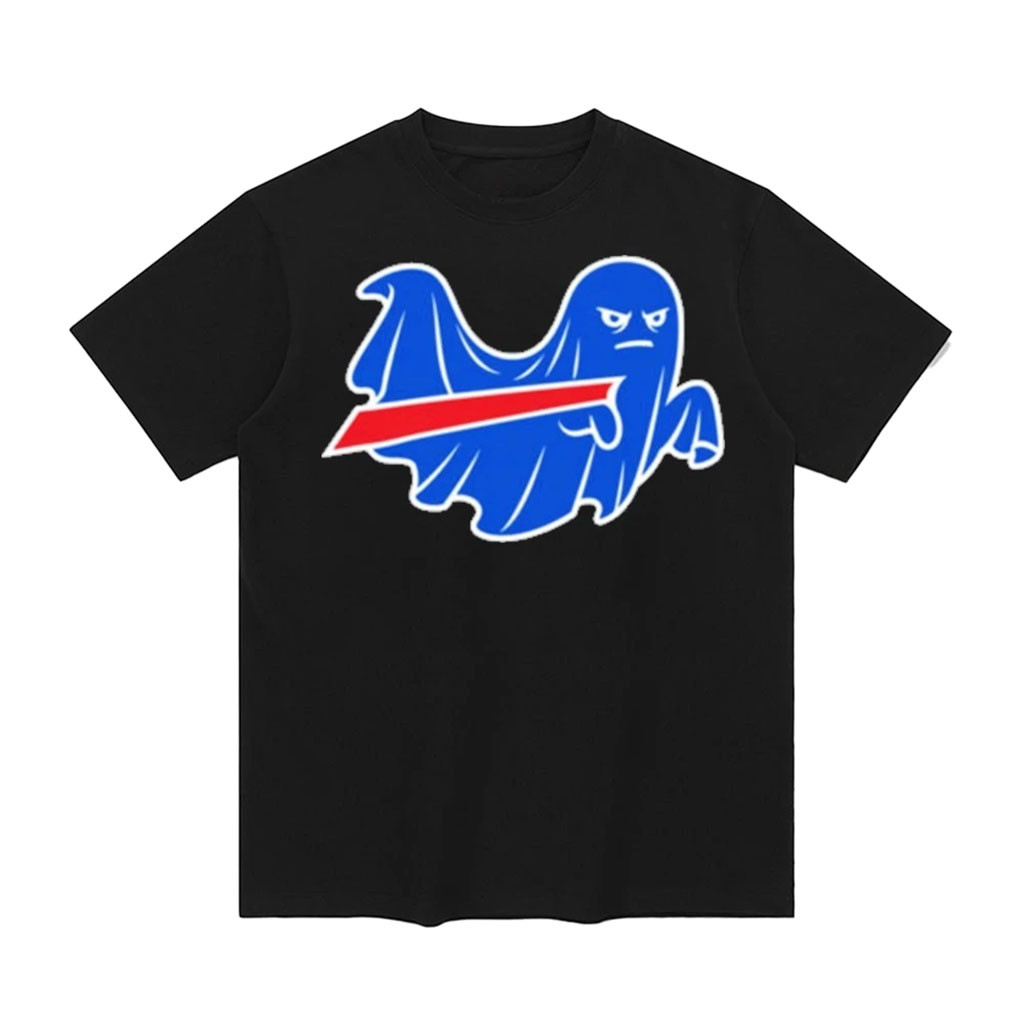 Buffalo Bills Merch The Bills Inspired Scowling Blue Ghost Mafia Fanart T-Shirt Halloween Gifts 1 - Unicasport Buffalo Bills Merch The Bills Inspired Scowling Blue Ghost Mafia Fanart T-Shirt Halloween Gifts