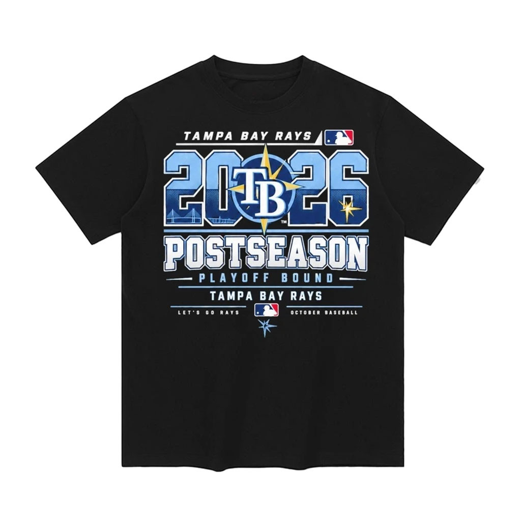 Tampa Bay Rays Playoff Bound 2026 Postseason Graphic T-Shirt Rays Merch Gift For Baseball Fans