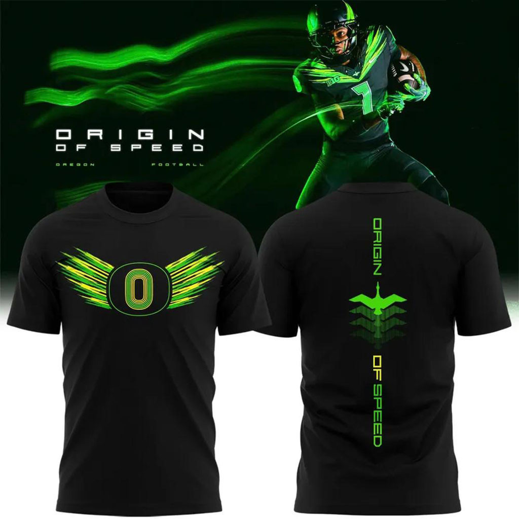 Oregon Ducks Origin Of Speed 2026 T-Shirt Oregon Ducks Merch American Football Fan Gifts 1 - Unicasport Oregon Ducks Origin Of Speed 2026 T-Shirt Oregon Ducks Merch American Football Fan Gifts