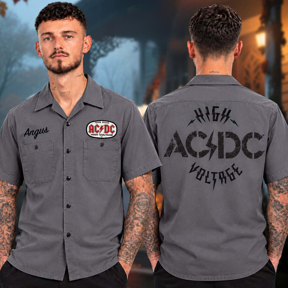ACDC Merch PWR Up High Voltage Hawaiian Shirt ACDC Concert Outfits Rock Lovers Gifts 1 - Unicasport ACDC Merch PWR Up High Voltage Hawaiian Shirt ACDC Concert Outfits Rock Lovers Gifts