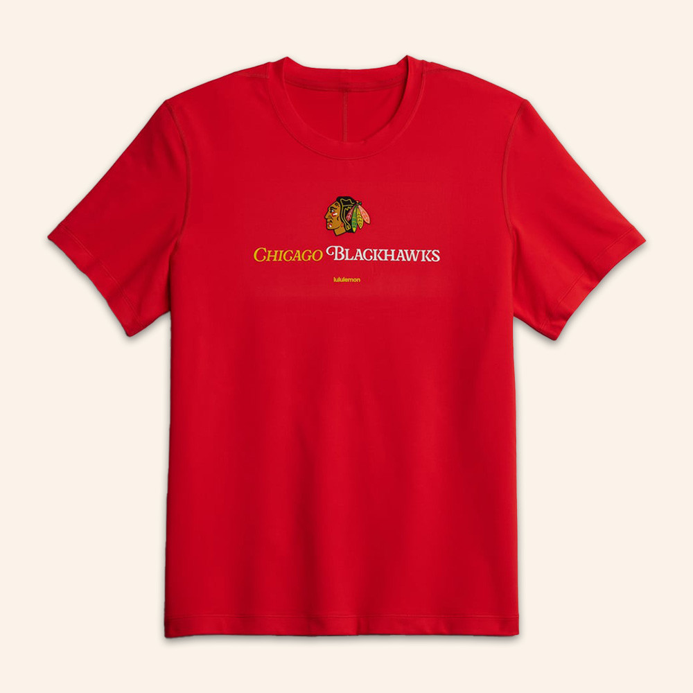 Lululemon X Chicago Blackhawks Merch Shirt NHL Apparel Gifts For Blackhawks Fans 1 - Unicasport Lululemon X Chicago Blackhawks Merch Shirt NHL Apparel Gifts For Blackhawks Fans