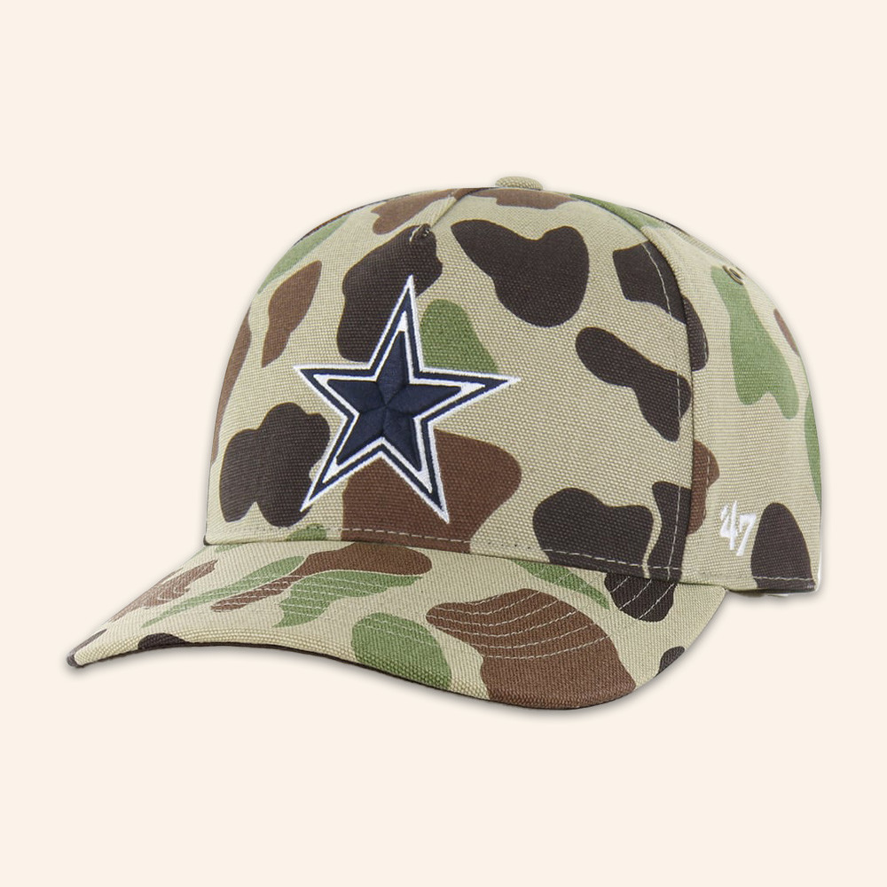 Dallas Cowboys Merch X 47 Hat Duck Camo Hat NFL Teams Baseball Cap Gifts For Football Lovers 1 - Unicasport Dallas Cowboys Merch X 47 Hat Duck Camo Hat NFL Teams Baseball Cap Gifts For Football Lovers