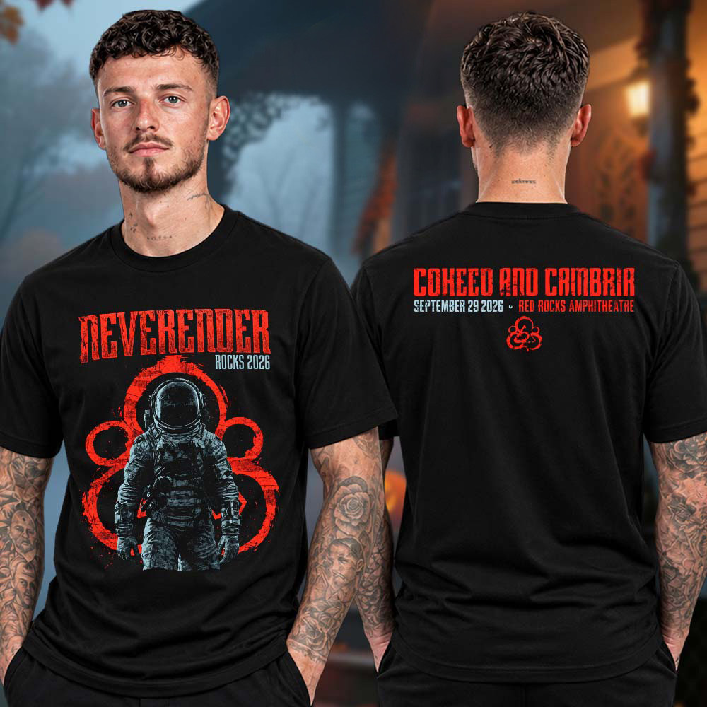 Coheed And Cambria Merch Neverender Rocks Red Rocks Amphitheatre Shirt Concert Outfits 1 - Unicasport Coheed And Cambria Merch Neverender Rocks Red Rocks Amphitheatre Shirt Concert Outfits