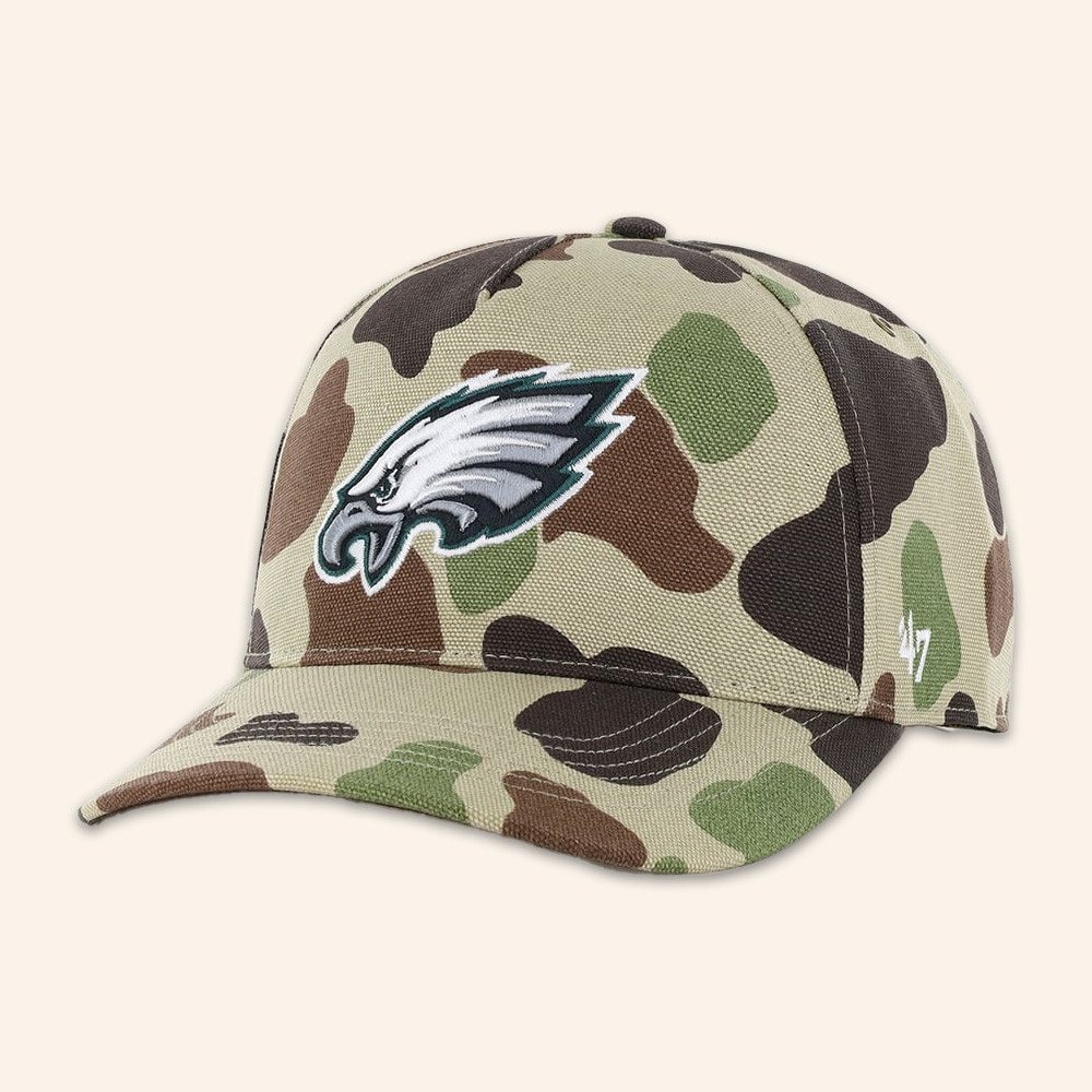 Philadelphia Eagles Merch X 47 Hat Duck Camo Hat Football Teams Cap Gifts For NFL Fans 1 - Unicasport Philadelphia Eagles Merch X 47 Hat Duck Camo Hat Football Teams Cap Gifts For NFL Fans