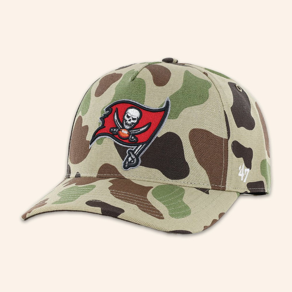 Tampa Bay Buccaneers Merch X 47 Hat Duck Camo Hat NFL Cap Gifts For The Krewe 1 - Unicasport Tampa Bay Buccaneers Merch X 47 Hat Duck Camo Hat NFL Cap Gifts For The Krewe