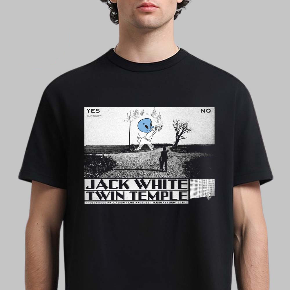Jack White Merch Los Angeles Night 2 Show Poster Graphic Shirt Jack White Fans Gifts