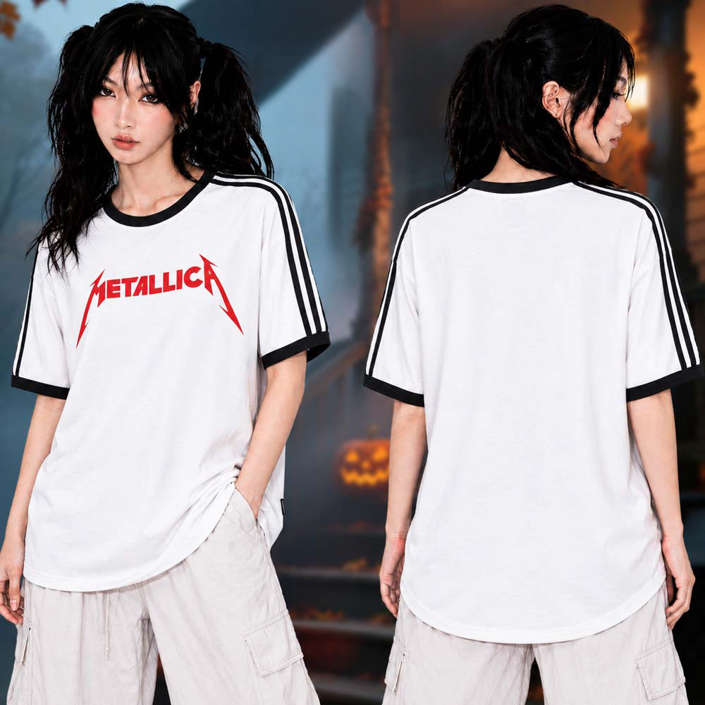Metallica Merch Life Burns Faster Tour Ringer Shirt Metallica Concert Attire Gift For Girlfriend