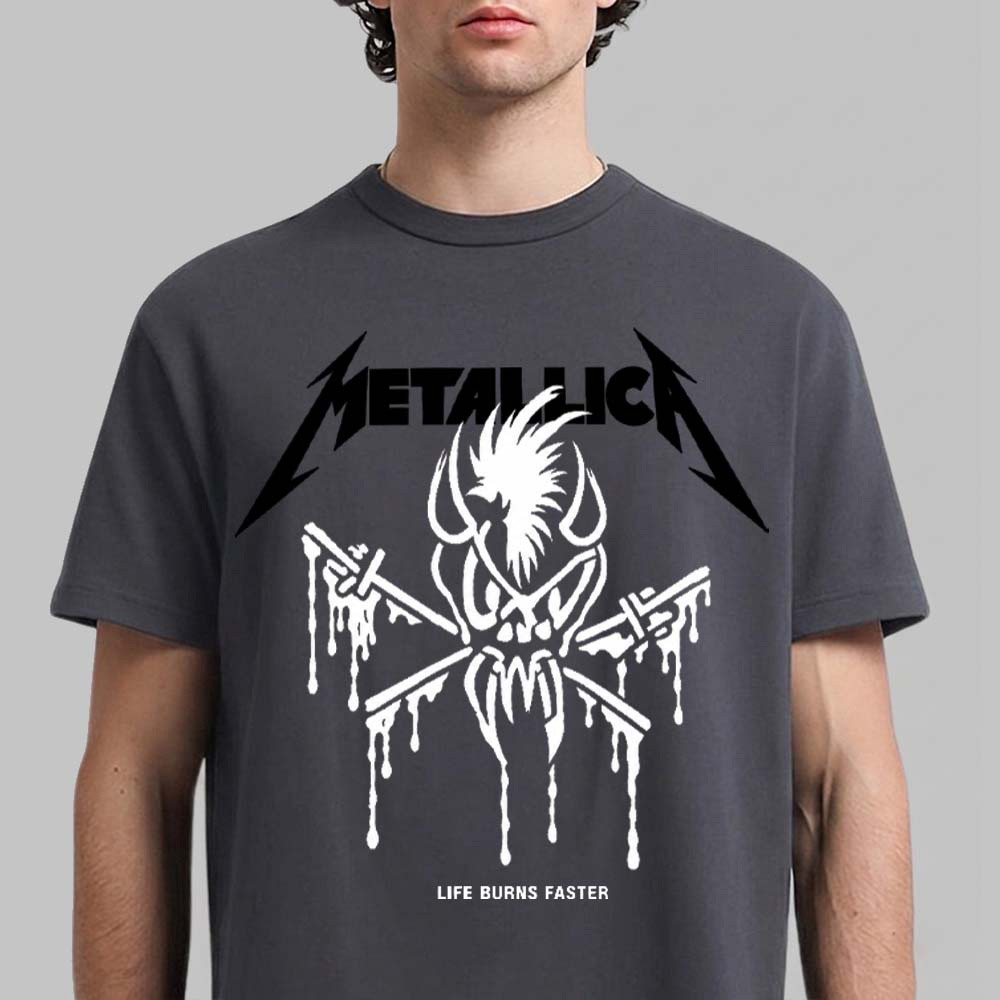 Metallica Merch Life Burns Faster Tour Scary Guy Shirt Metallica Concert Clothes Fans Gifts 1 - Unicasport Metallica Merch Life Burns Faster Tour Scary Guy Shirt Metallica Concert Clothes Fans Gifts