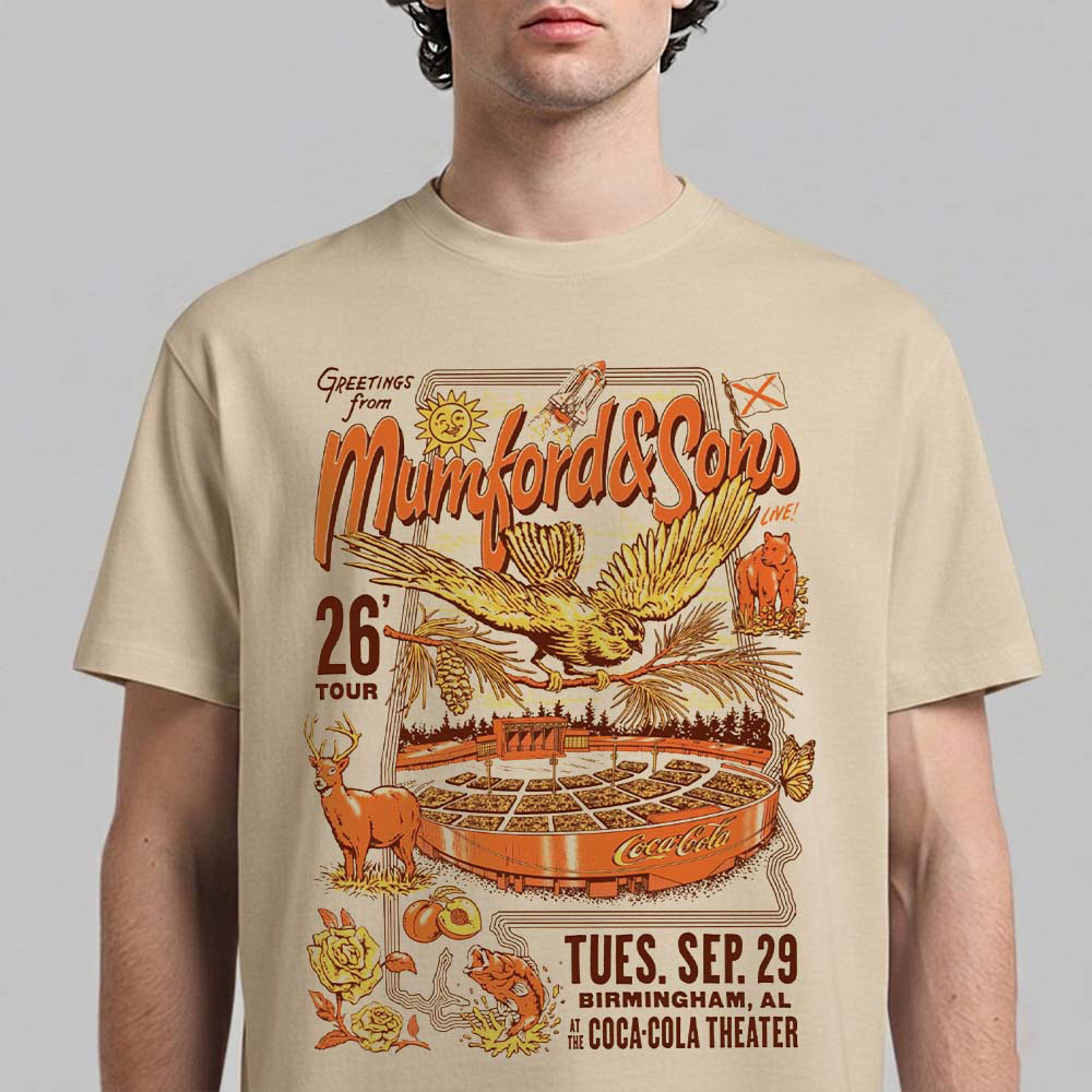 Mumford And Sons Merch Birmingham AL Event Poster Graphic Shirt Mumford And Sons Fans Gifts 1 - Unicasport Mumford And Sons Merch Birmingham AL Event Poster Graphic Shirt Mumford And Sons Fans Gifts