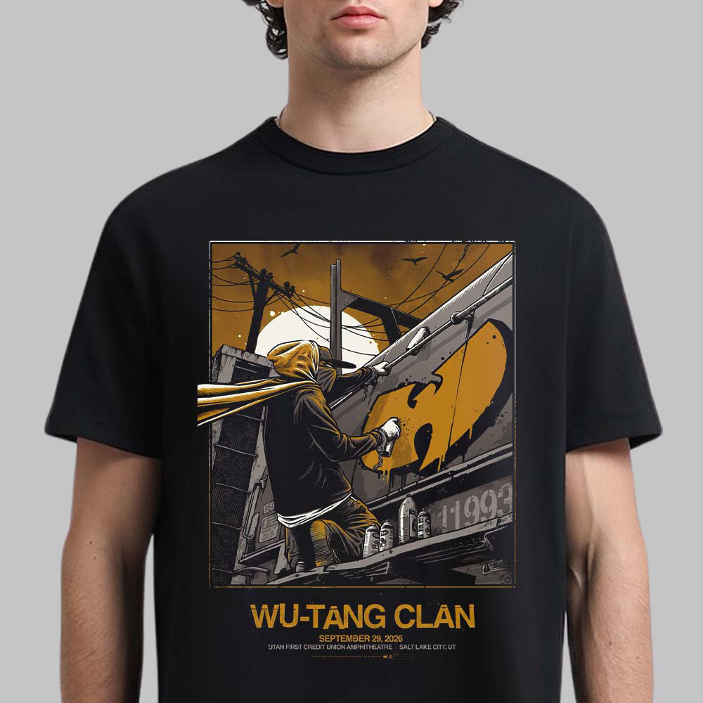 Wu Tang Clan Merch Salt Lake City UT Venue Poster Graphic Shirt Wu Tang Clan Concert Outfits 1 - Unicasport Wu Tang Clan Merch Salt Lake City UT Venue Poster Graphic Shirt Wu Tang Clan Concert Outfits