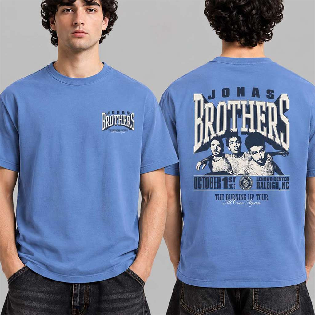 Jonas Brothers Raleigh NC Event T-Shirt 2026 Jonas Brothers Tour Merch Gift For Music Lovers 1 - Unicasport Jonas Brothers Raleigh NC Event T-Shirt 2026 Jonas Brothers Tour Merch Gift For Music Lovers