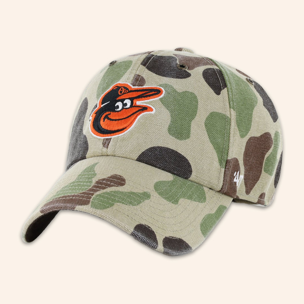 Baltimore Orioles Merch X 47 Hat Duck Camo Hat Baseball Teams Cap Gift For Orioles Fans