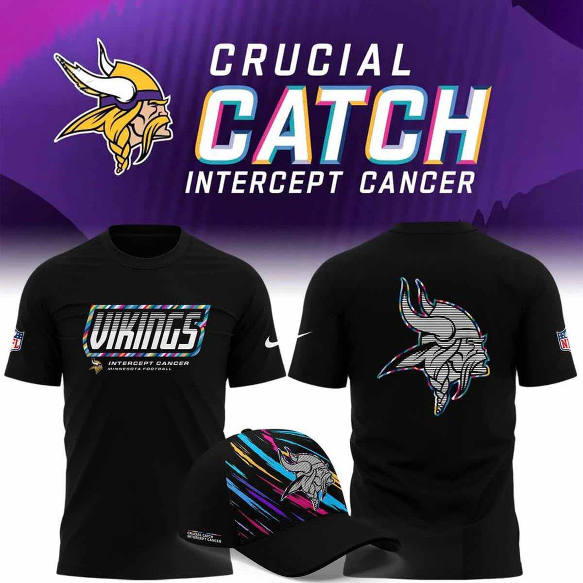 Minnesota Vikings Merch NFL Crucial Catch 2026 T-Shirt Gift For Vikings Lover 1 - Unicasport Minnesota Vikings Merch NFL Crucial Catch 2026 T-Shirt Gift For Vikings Lover