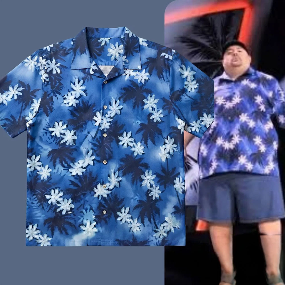 Fluffy Gabriel Iglesias Blue Palm Tree And Floral AOP Hawaiian Shirt Gabriel Iglesias Outfits 1 - Unicasport Fluffy Gabriel Iglesias Blue Palm Tree And Floral AOP Hawaiian Shirt Gabriel Iglesias Outfits