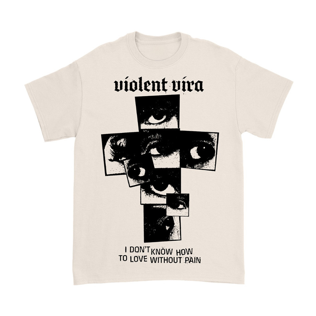 Violent Vira Merch Eye Cross Natural T-Shirt Gift For Alternative Metal Music Lover 1 - Unicasport Violent Vira Merch Eye Cross Natural T-Shirt Gift For Alternative Metal Music Lover